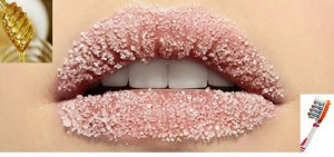 droge schrale lippen